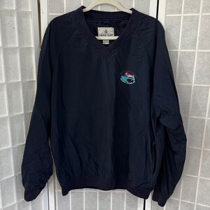 Grand Slam Men's Dark Blue V-Neck Golf Pullover Size XL